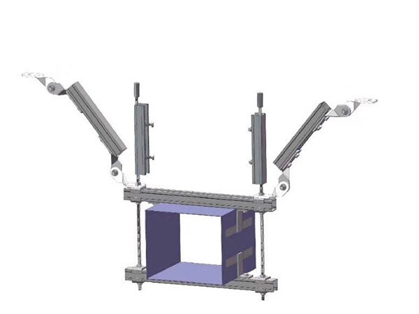 矩形風管側向支撐裝配